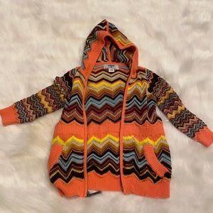 Baby girl missoni for target size 12 months hooded pocket sweater